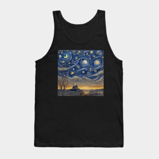 Starry Night Style Tank Top